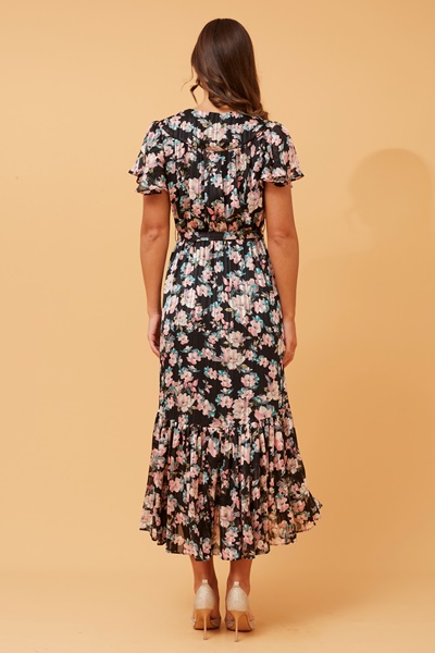 Dawn floral crossover dress Buy Online Femme Connection