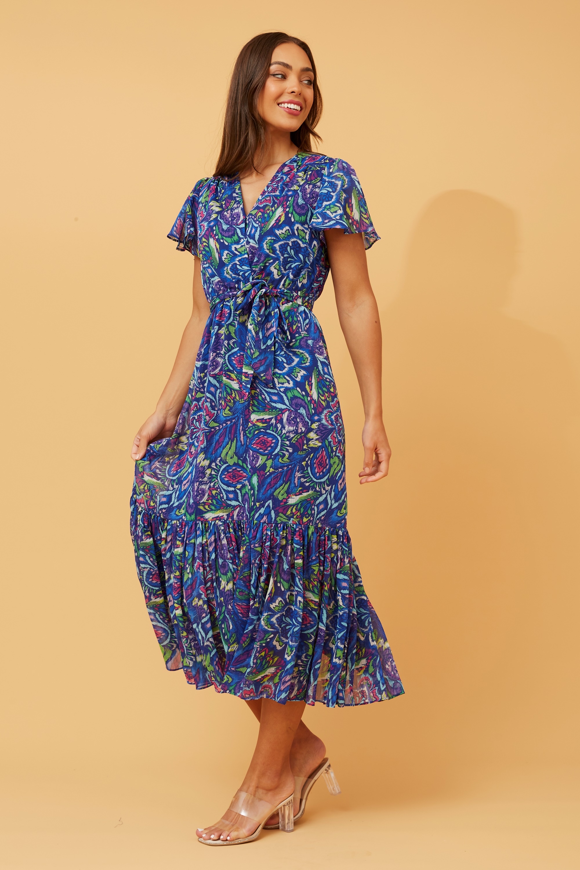 Dawn floral midi dress Buy Online Femme Connection