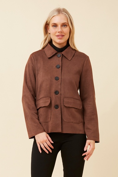 DAWSON FAUX SUEDE JACKET