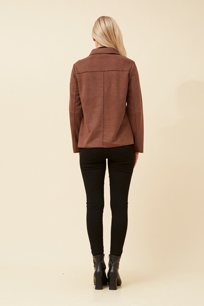 DAWSON FAUX SUEDE JACKET