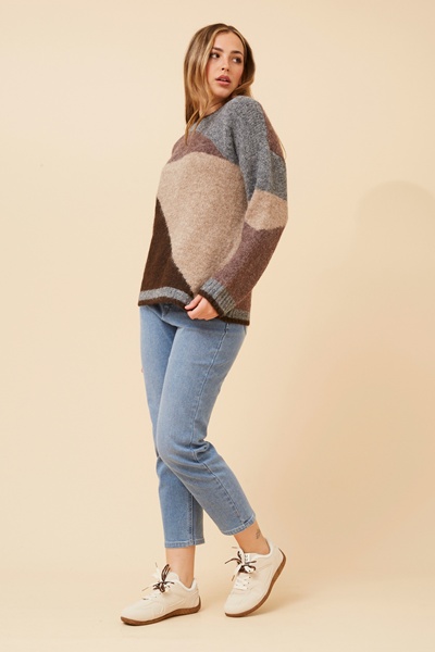 DAXTON WOOL BLEND KNIT PULLOVER