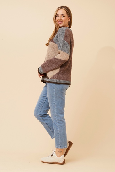 DAXTON WOOL BLEND KNIT PULLOVER