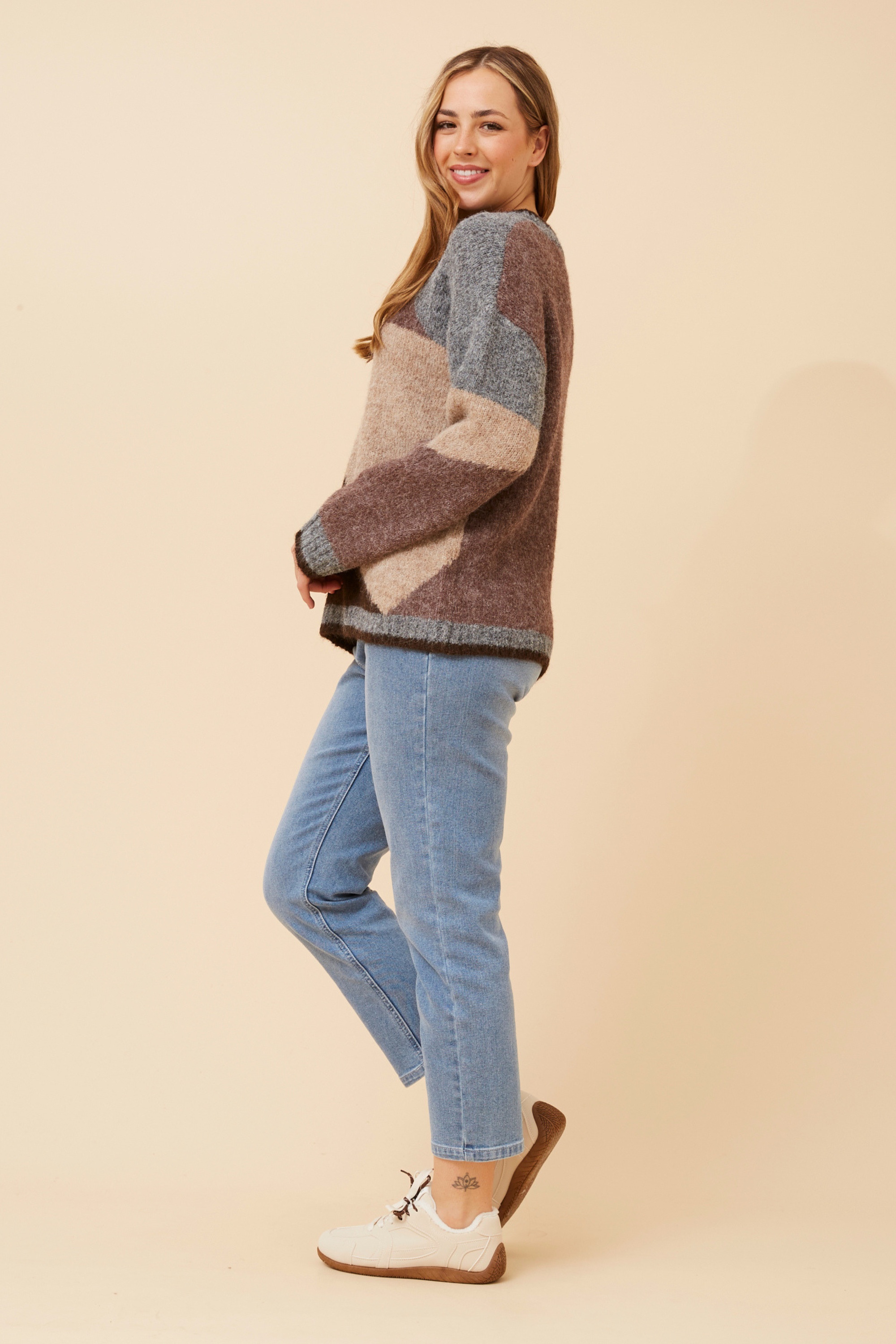 DAXTON WOOL BLEND KNIT PULLOVER