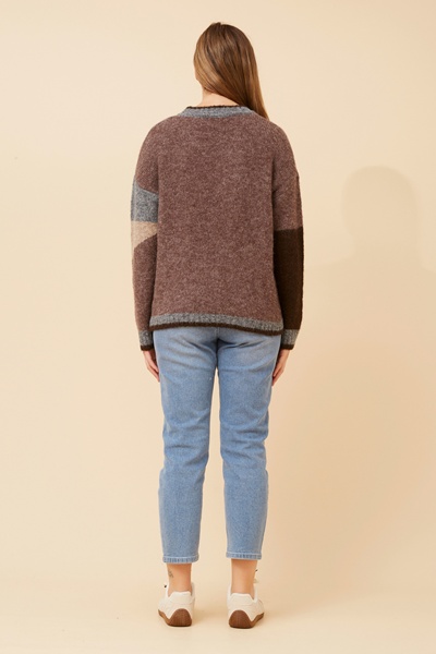 DAXTON WOOL BLEND KNIT PULLOVER