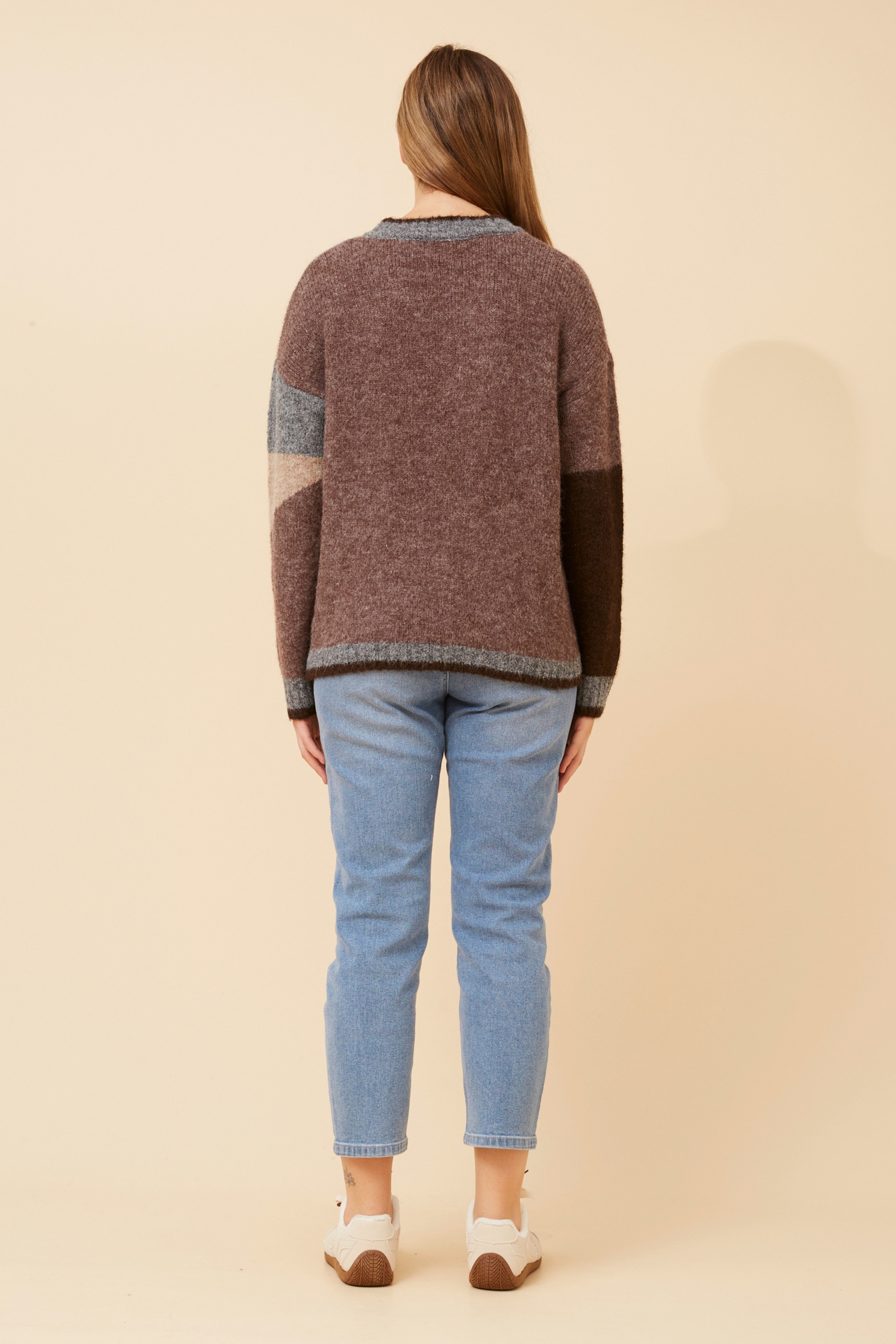 DAXTON WOOL BLEND KNIT PULLOVER