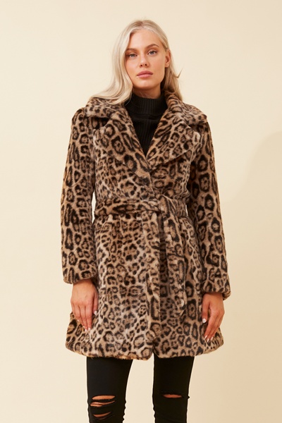 DESTRY ANIMAL PRINT COAT