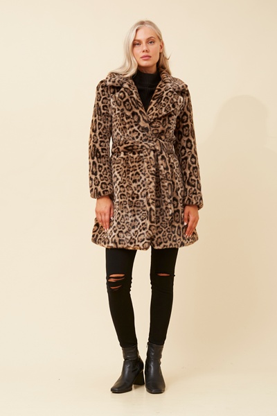 DESTRY ANIMAL PRINT COAT