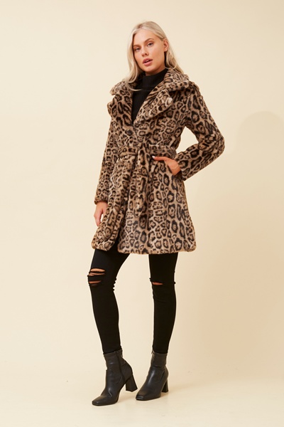 DESTRY ANIMAL PRINT COAT