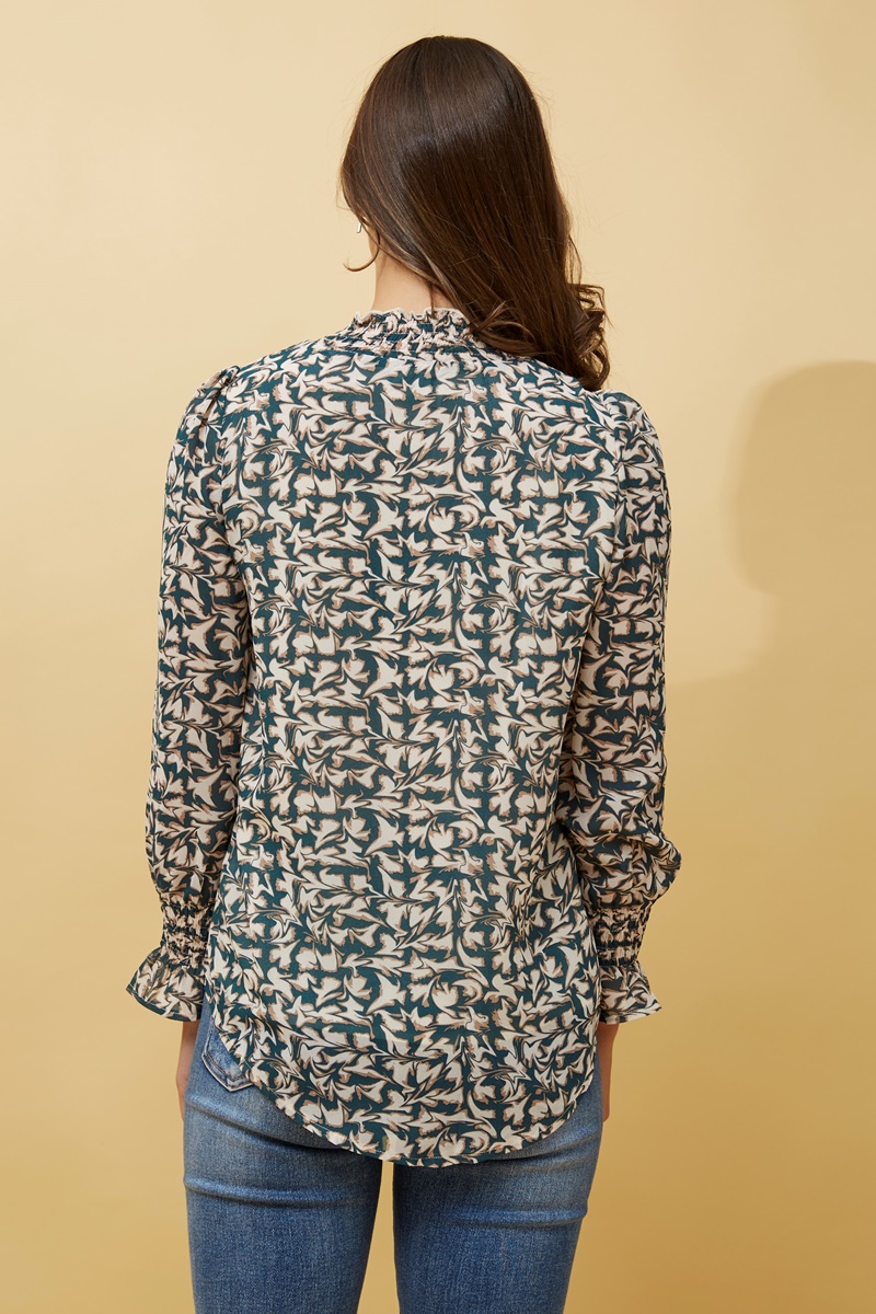 Diana abstract print blouse & Buy Online & Femme Connection