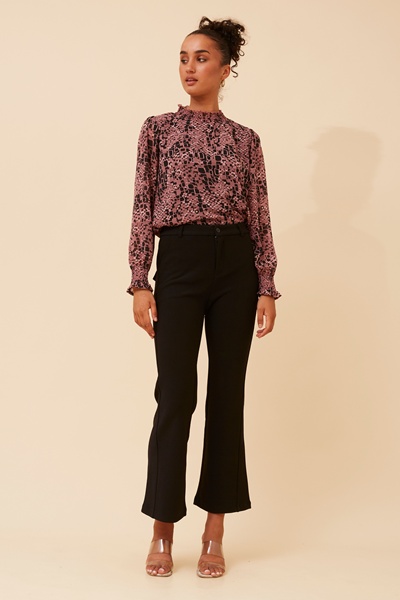 DIANA ABSTRACT PRINT BLOUSE