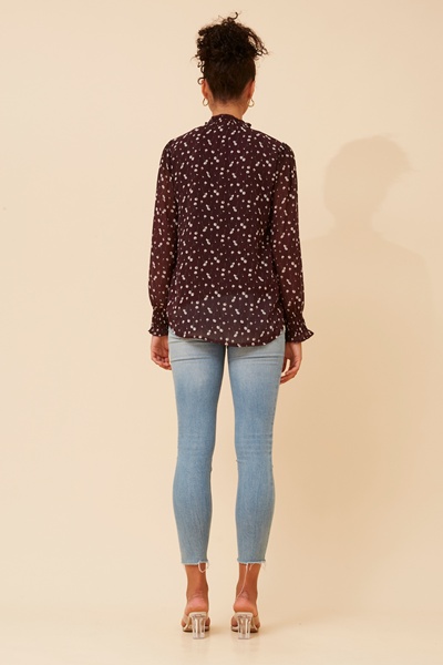 DIANA DITSY PRINT BLOUSE