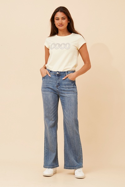 DION FLARED LEG PANTS