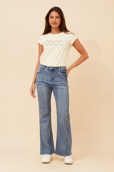 DION FLARED LEG PANTS