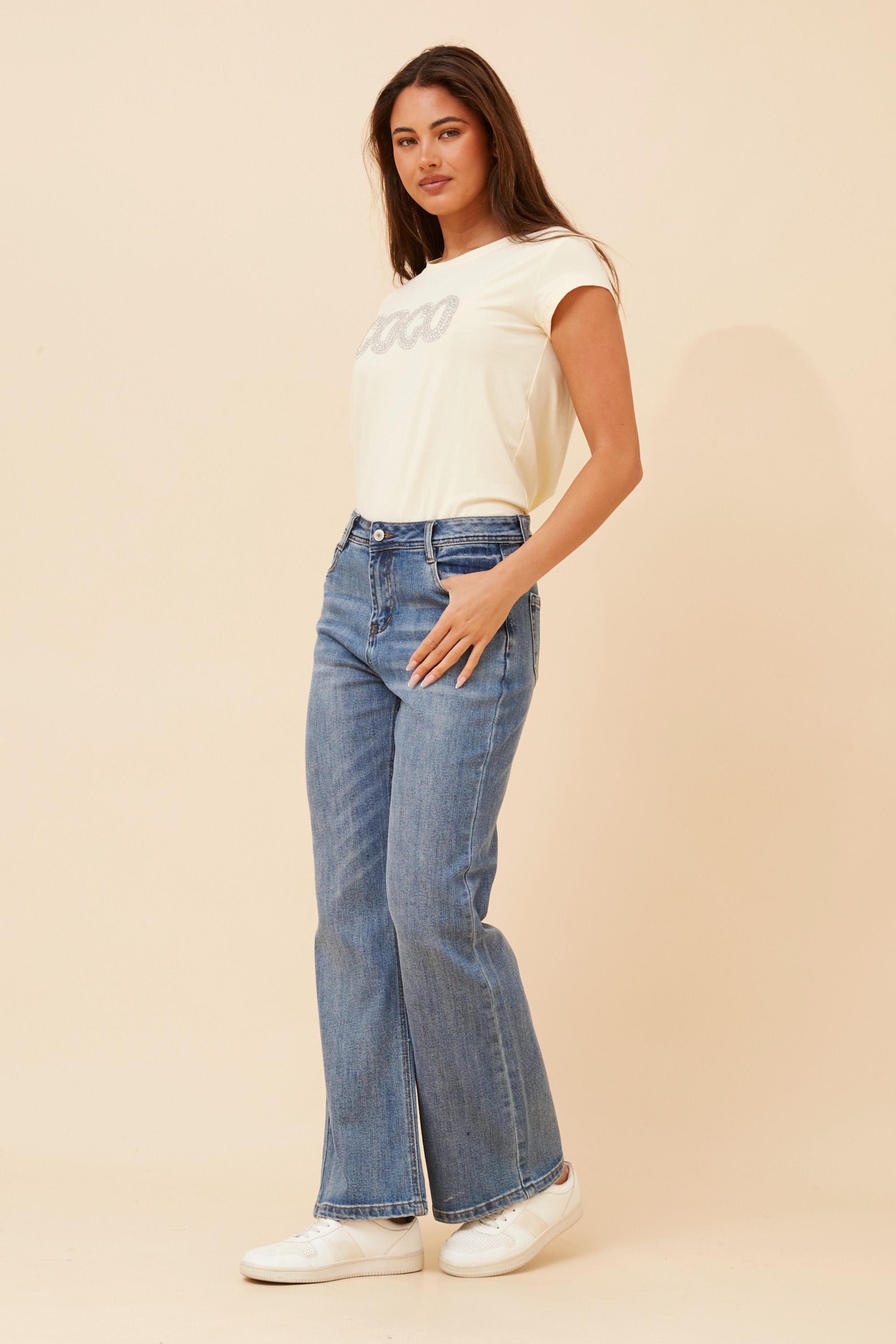 DION FLARED LEG PANTS