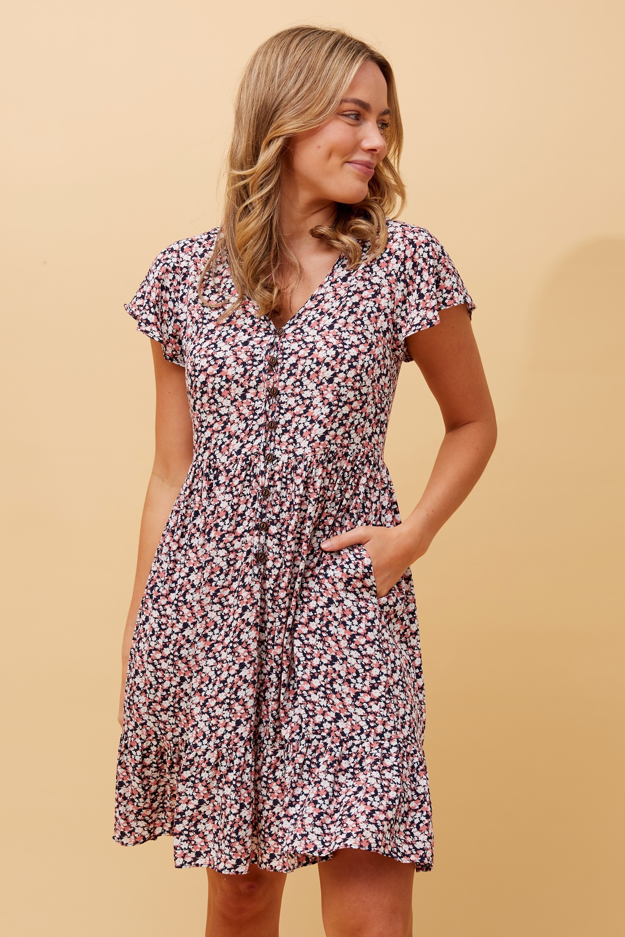 DITSY FLORAL BABYDOLL DRESS | FEMME 