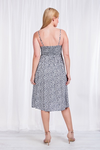 Ditsy print Button Front SUMMER Dress