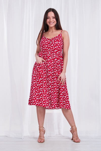 Ditsy print Button Front SUMMER Dress