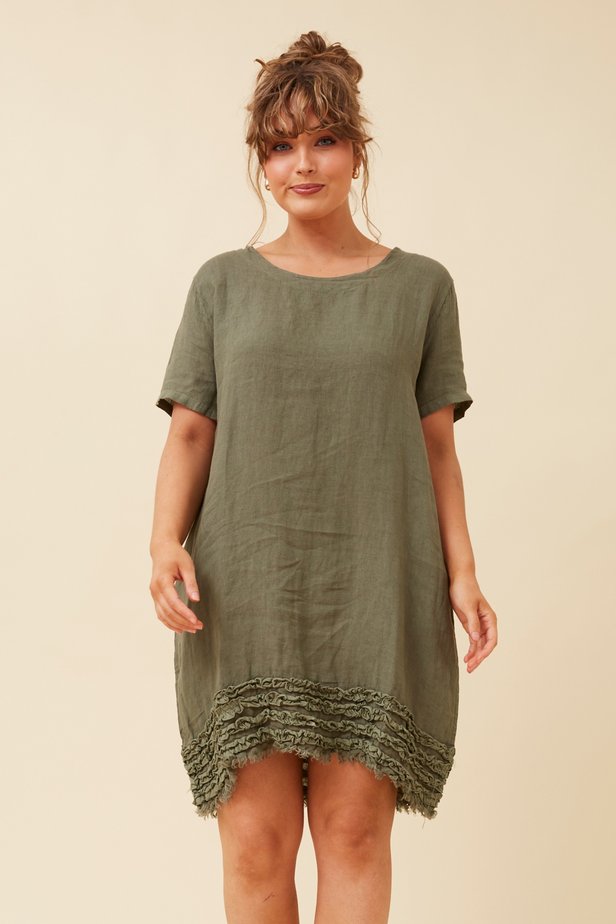 DIVANA LINEN DRESS