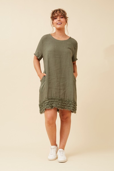 DIVANA LINEN DRESS