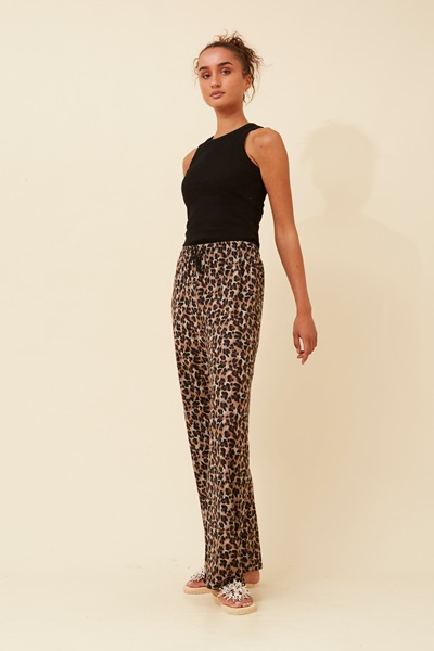 DIVINA ANIMAL PRINT PANTS