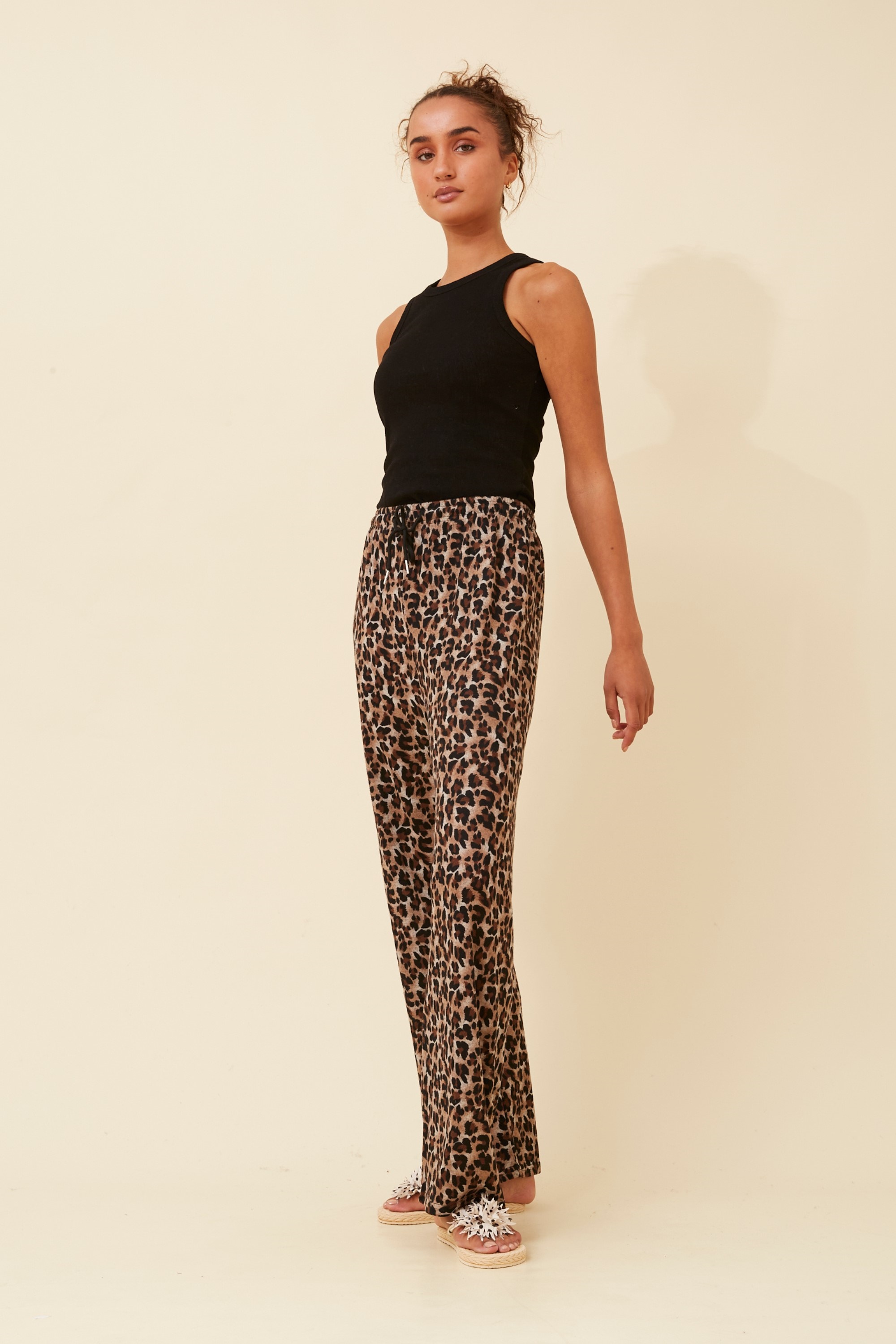 DIVINA ANIMAL PRINT PANTS