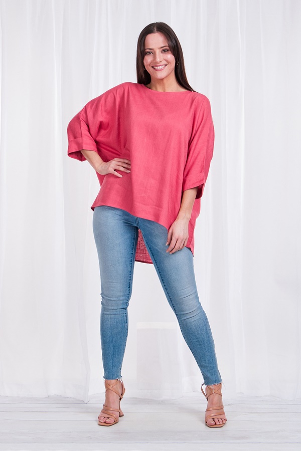 Dolman Sleeve LINEN Top