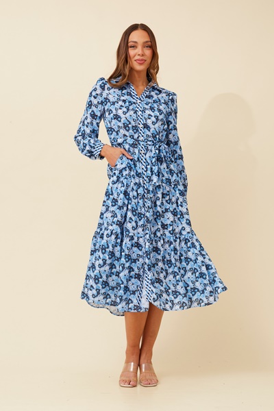 DONELLE FLORAL MIDI DRESS