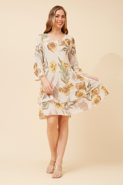 DONISA FLORAL DRESS