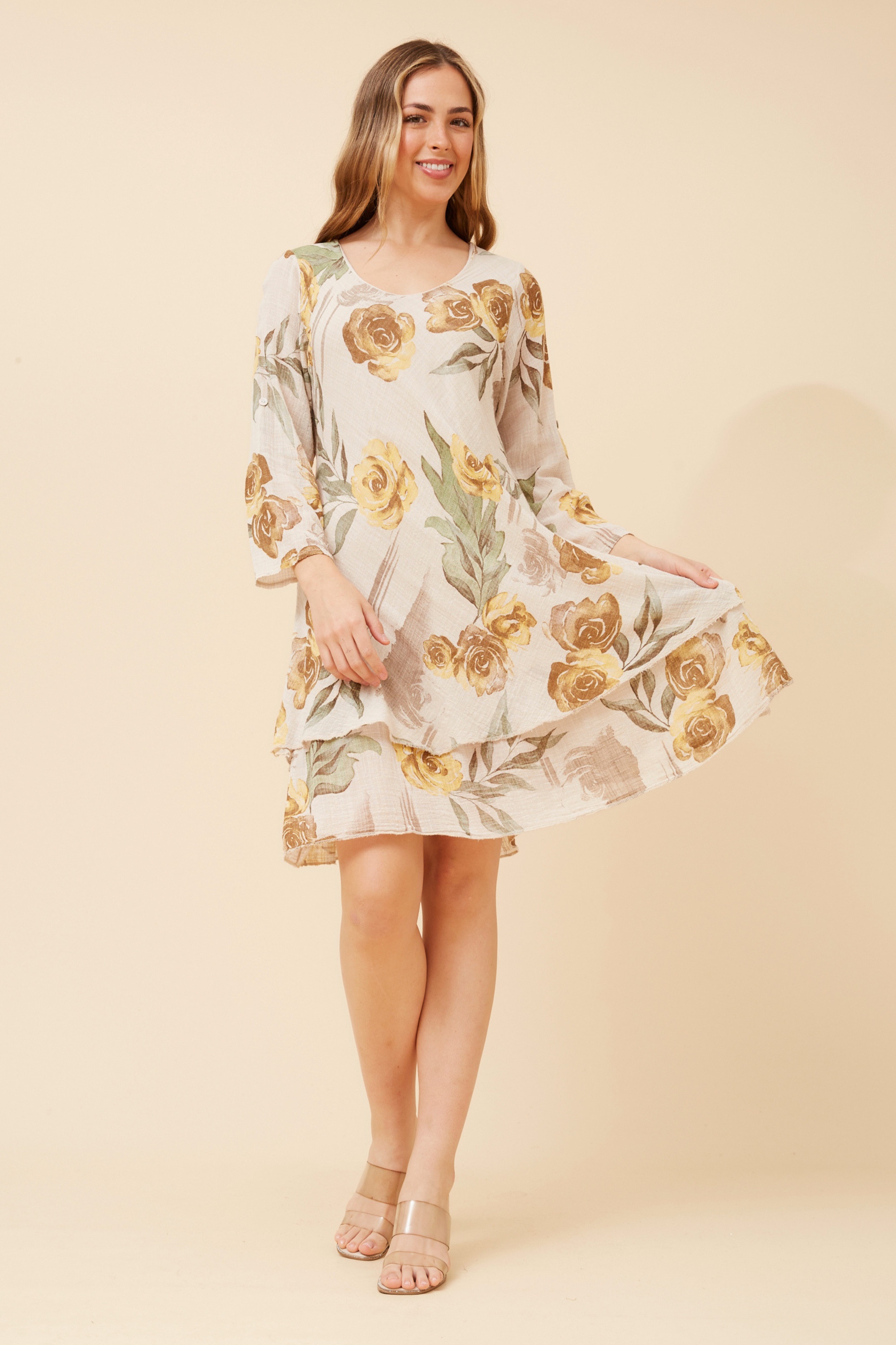 DONISA FLORAL DRESS