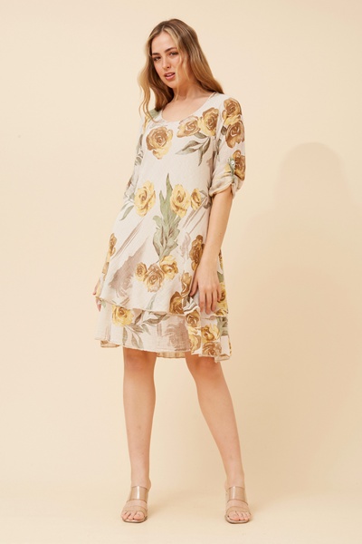 DONISA FLORAL DRESS
