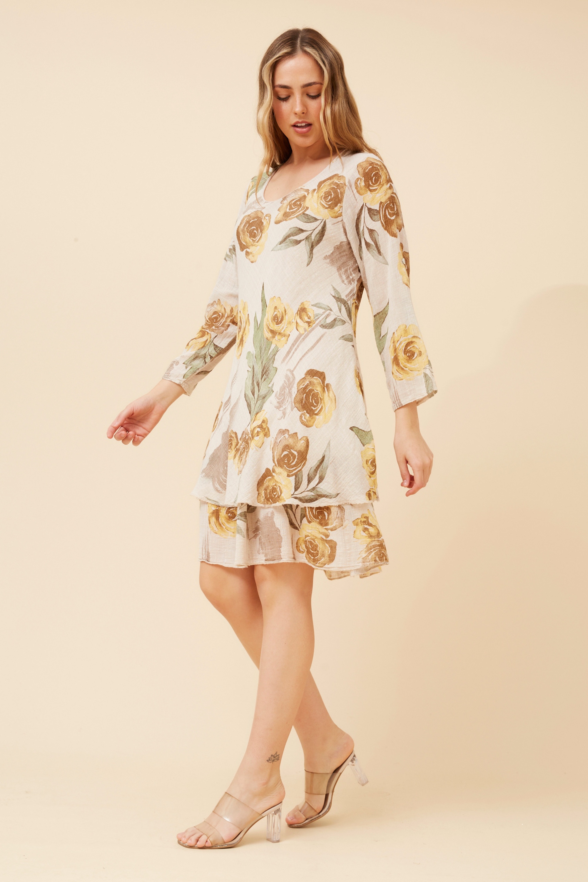 DONISA FLORAL DRESS