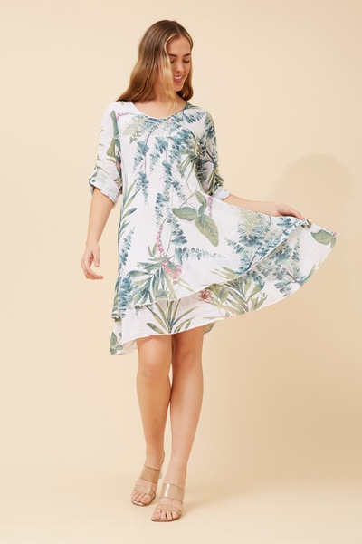 DONISA FLORAL DRESS