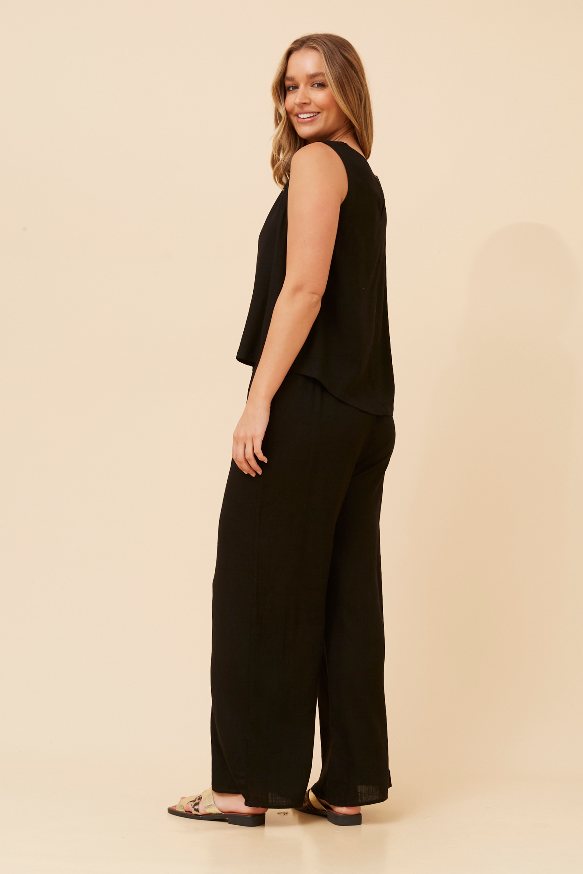DONNY LINEN BLEND PANTS