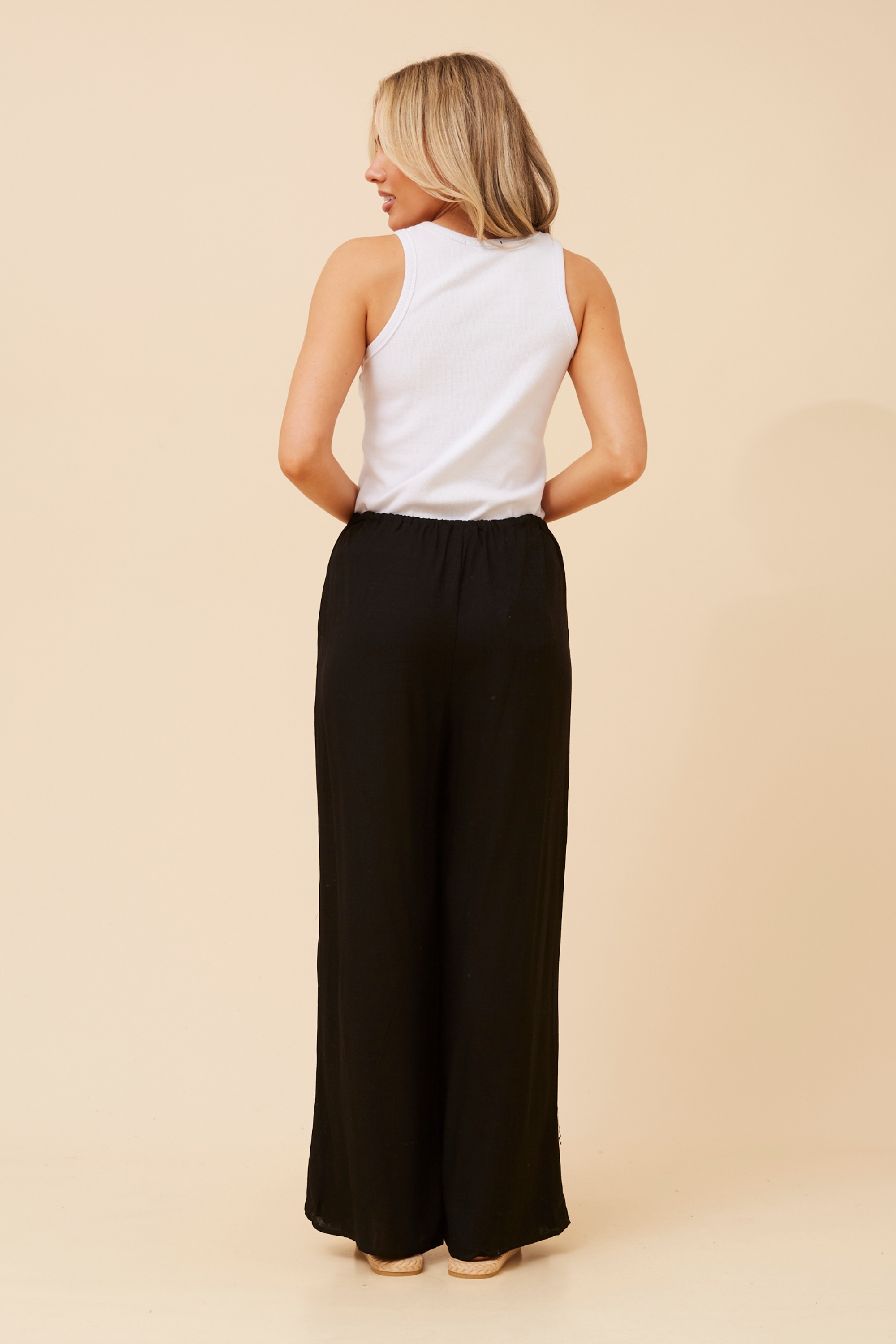 DONNY LINEN BLEND PANTS