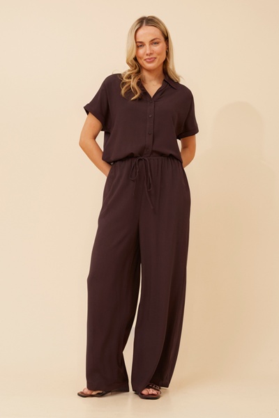 DONNY SOLID WIDE LEG PANTS