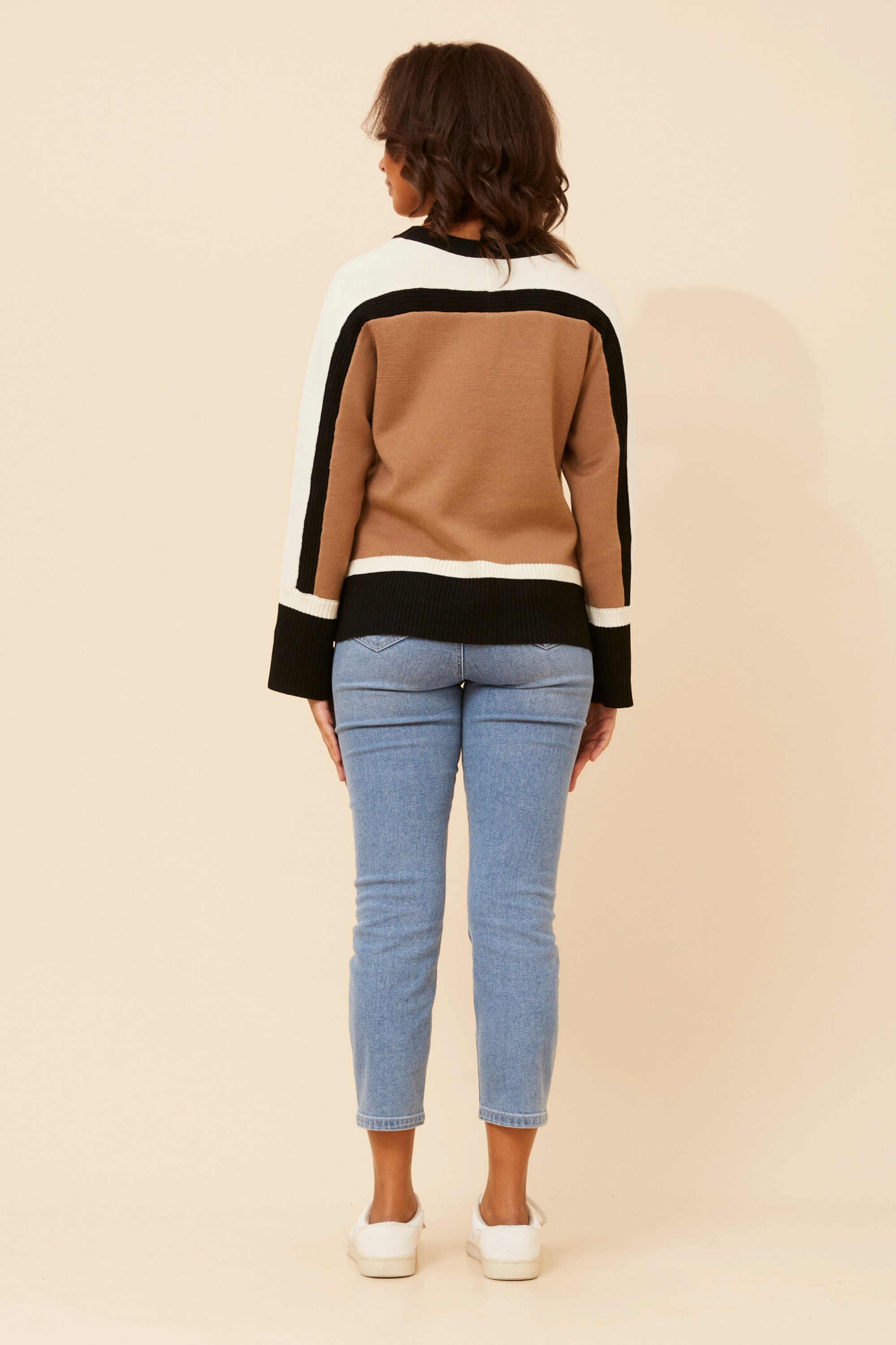 DORETTA WOOL BLEND KNIT PULLOVER