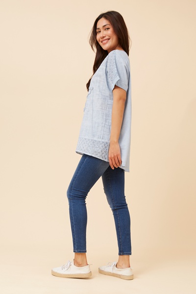 DRAI SEQUIN STAR TOP