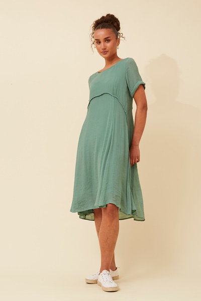 DREE SOLID MIDI DRESS