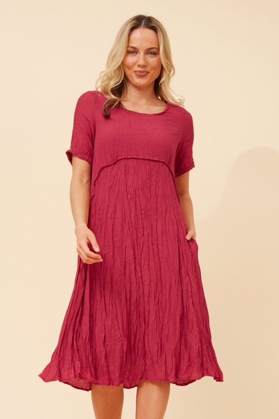DREE SOLID MIDI DRESS