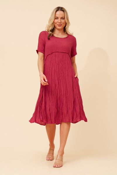 DREE SOLID MIDI DRESS