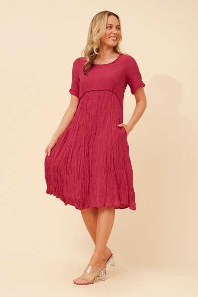 DREE SOLID MIDI DRESS