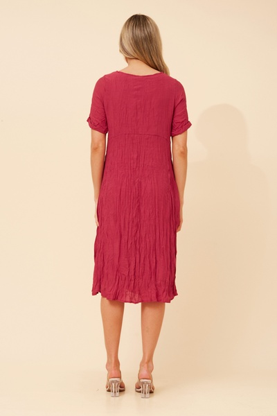DREE SOLID MIDI DRESS