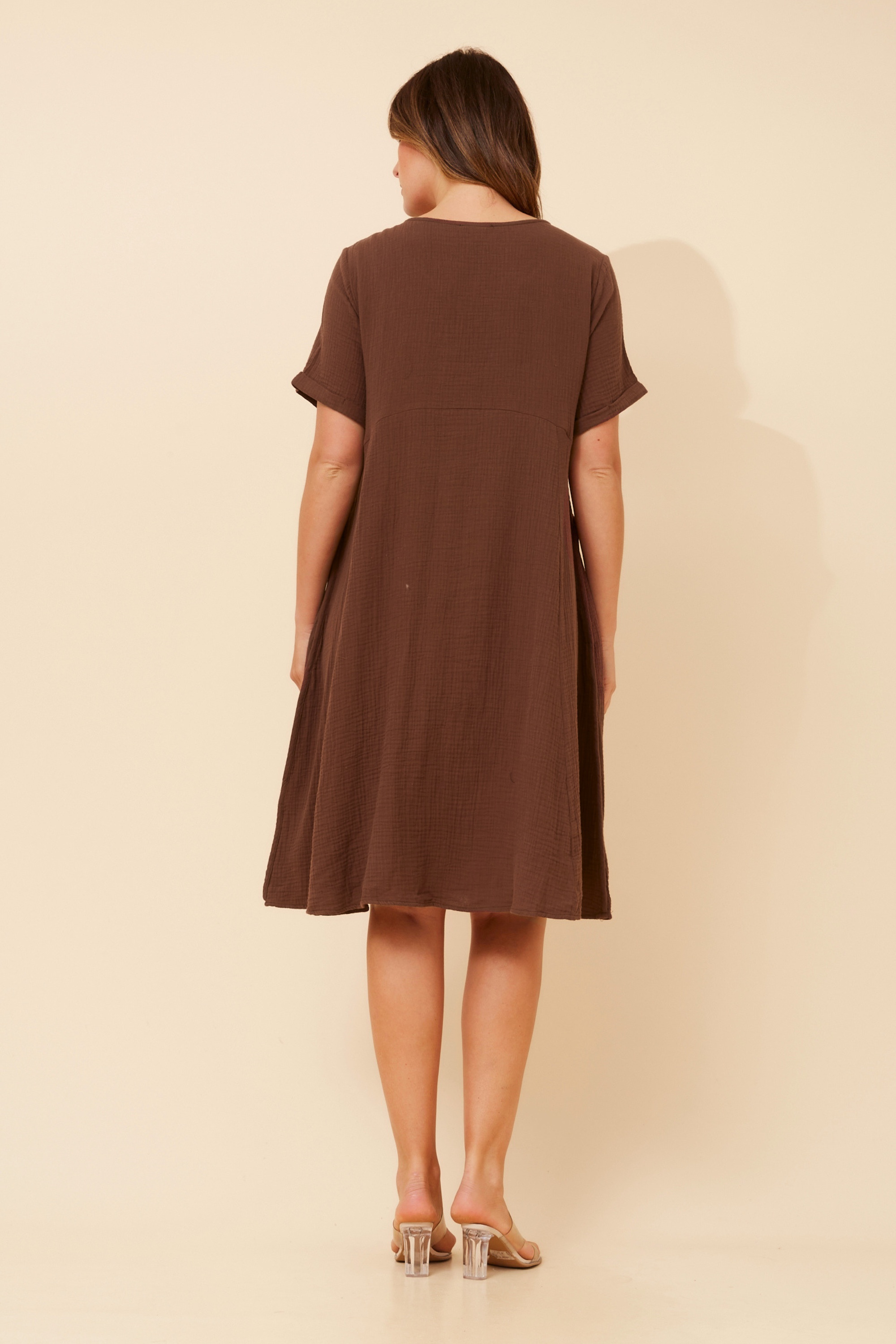 DREE SOLID MIDI DRESS