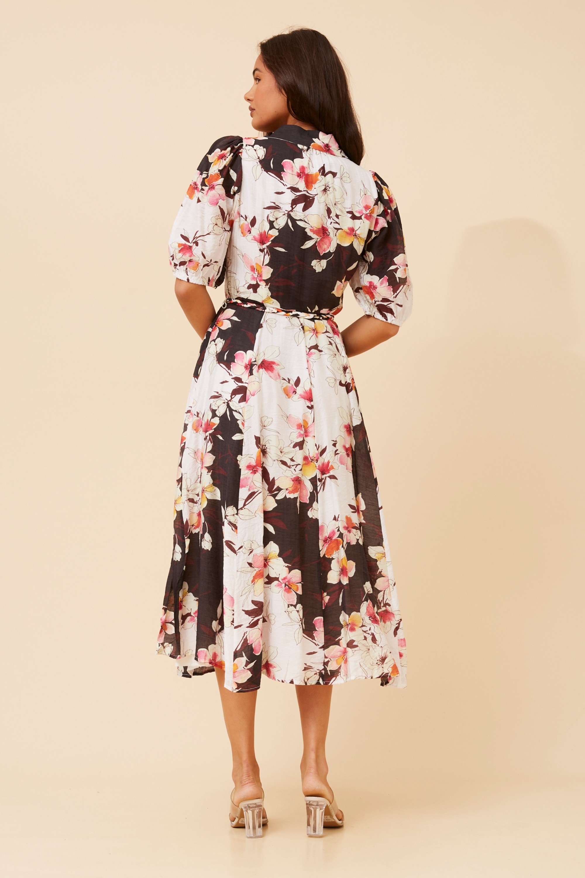 DRESKA FLORAL SHIRT DRESS