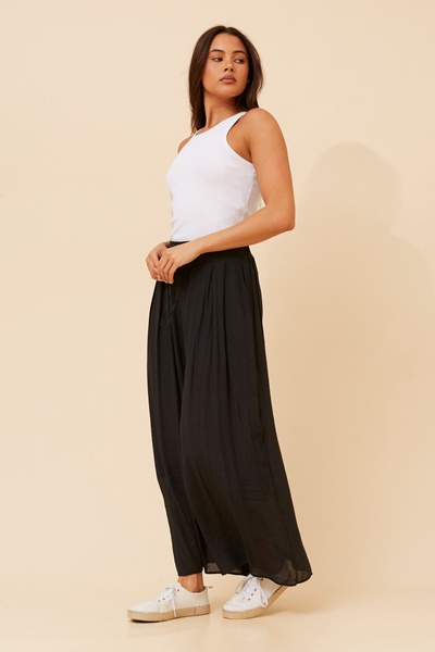 DULCE PLEATED WIDE LEG PANTS