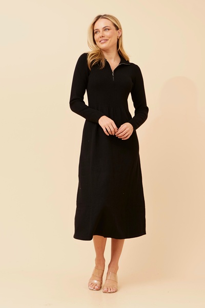 DUSTINE BABYDOLL KNIT DRESS