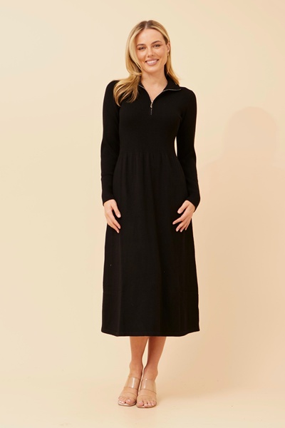 DUSTINE BABYDOLL KNIT DRESS
