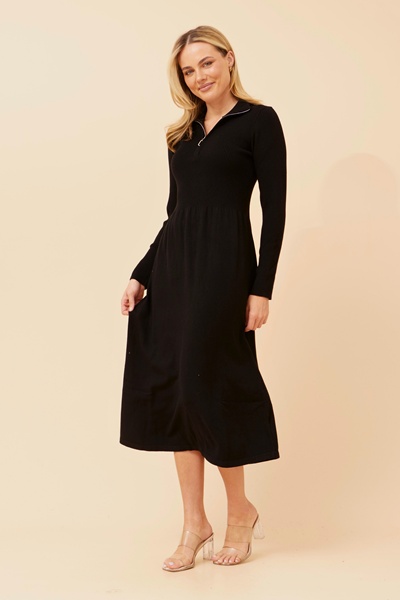 DUSTINE BABYDOLL KNIT DRESS