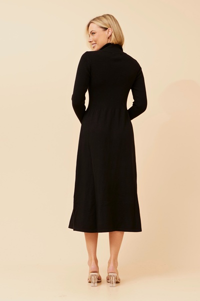 DUSTINE BABYDOLL KNIT DRESS
