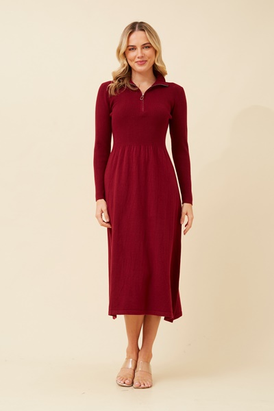 DUSTINE BABYDOLL KNIT DRESS